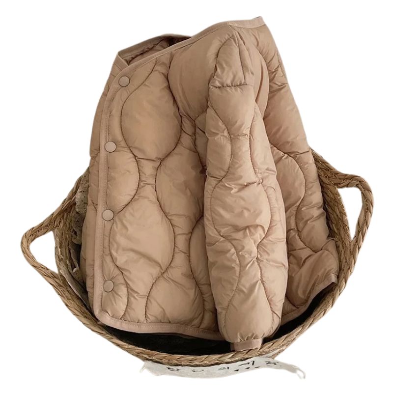 Jaqueta Infantil de Inverno Acolchoada Jaqueta Infantil de Inverno Acolchoada Loja do Bambino Marrom 90 