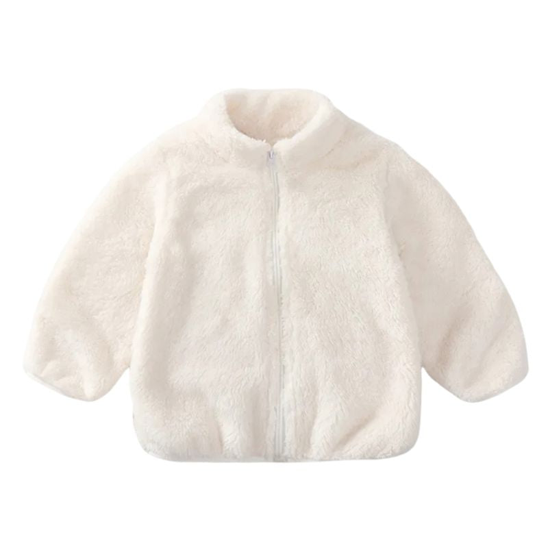 Jaqueta Infantil de Lã Jaqueta Infantil de Lã Loja do Bambino Branco 80 