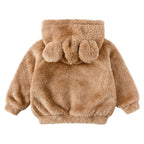 Jaqueta Peluciada Infantil com Capuz de Ursinho Jaqueta Peluciada Infantil com Capuz de Ursinho Loja do Bambino 