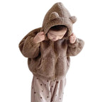 Jaqueta Peluciada Infantil com Capuz de Ursinho Jaqueta Peluciada Infantil com Capuz de Ursinho Loja do Bambino 