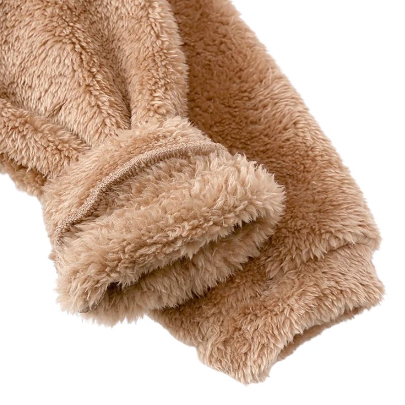 Jaqueta Peluciada Infantil com Capuz de Ursinho Jaqueta Peluciada Infantil com Capuz de Ursinho Loja do Bambino 