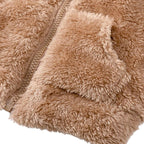 Jaqueta Peluciada Infantil com Capuz de Ursinho Jaqueta Peluciada Infantil com Capuz de Ursinho Loja do Bambino 