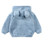 Jaqueta Peluciada Infantil com Capuz de Ursinho Jaqueta Peluciada Infantil com Capuz de Ursinho Loja do Bambino 