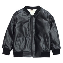 Jaqueta de Couro Infantil Masculina Jaqueta de Couro Infantil Masculina Loja do Bambino Preto 90 