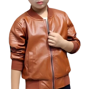 Jaqueta de Couro Infantil Masculina Jaqueta de Couro Infantil Masculina Loja do Bambino 