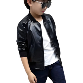 Jaqueta de Couro Infantil Masculina Jaqueta de Couro Infantil Masculina Loja do Bambino 