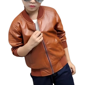 Jaqueta de Couro Infantil Masculina Jaqueta de Couro Infantil Masculina Loja do Bambino 