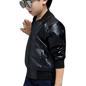 Jaqueta de Couro Infantil Masculina Jaqueta de Couro Infantil Masculina Loja do Bambino 