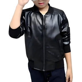 Jaqueta de Couro Infantil Masculina Jaqueta de Couro Infantil Masculina Loja do Bambino 