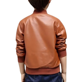 Jaqueta de Couro Infantil Masculina Jaqueta de Couro Infantil Masculina Loja do Bambino 