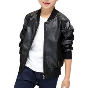 Jaqueta de Couro Infantil Masculina Jaqueta de Couro Infantil Masculina Loja do Bambino 