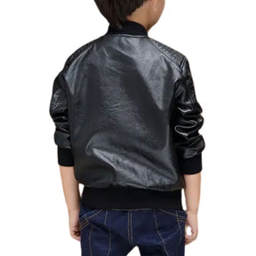 Jaqueta de Couro Infantil Masculina Jaqueta de Couro Infantil Masculina Loja do Bambino 