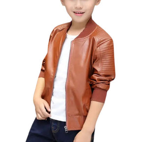 Jaqueta de Couro Infantil Masculina Jaqueta de Couro Infantil Masculina Loja do Bambino 