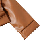 Jaqueta de Couro e Boina de Couro Infantil Feminina Jaqueta de Couro e Boina de Couro Infantil Feminina Loja do Bambino 