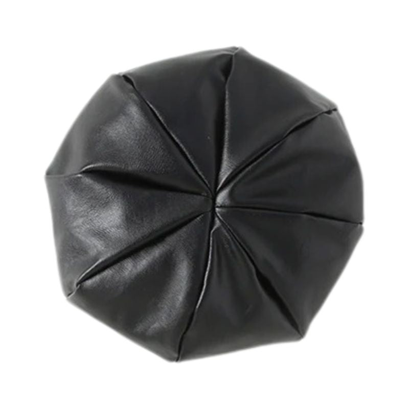 Jaqueta de Couro e Boina de Couro Infantil Feminina Jaqueta de Couro e Boina de Couro Infantil Feminina Loja do Bambino 