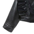 Jaqueta de Couro e Boina de Couro Infantil Feminina Jaqueta de Couro e Boina de Couro Infantil Feminina Loja do Bambino 