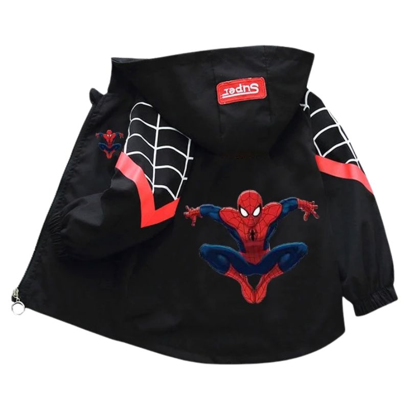 Jaqueta do Homem-Aranha Infantil Jaqueta do Homem-Aranha Infantil Loja do Bambino Preto 90 