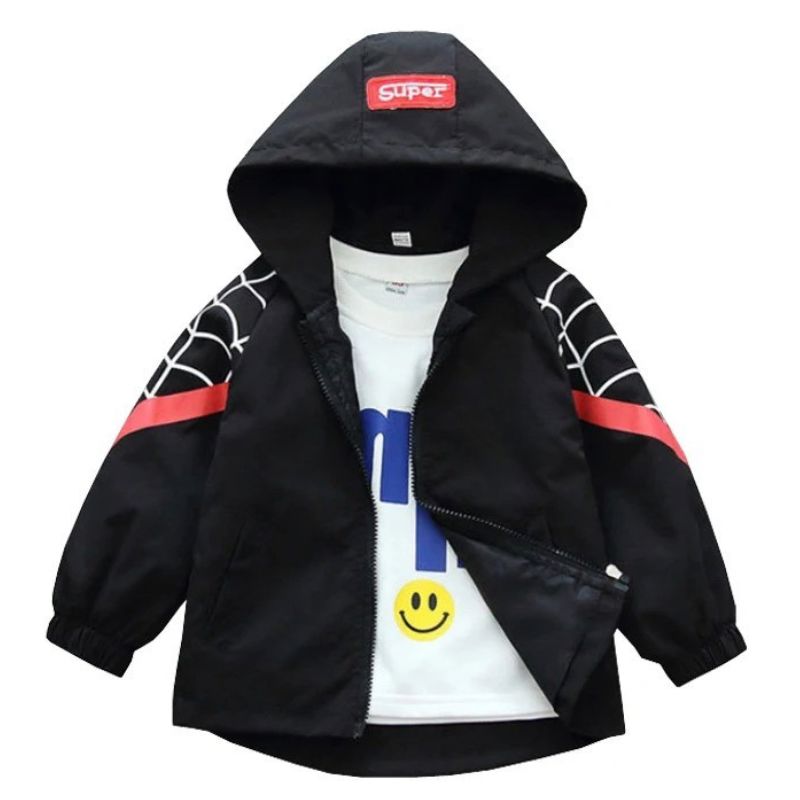 Jaqueta do Homem-Aranha Infantil Jaqueta do Homem-Aranha Infantil Loja do Bambino 