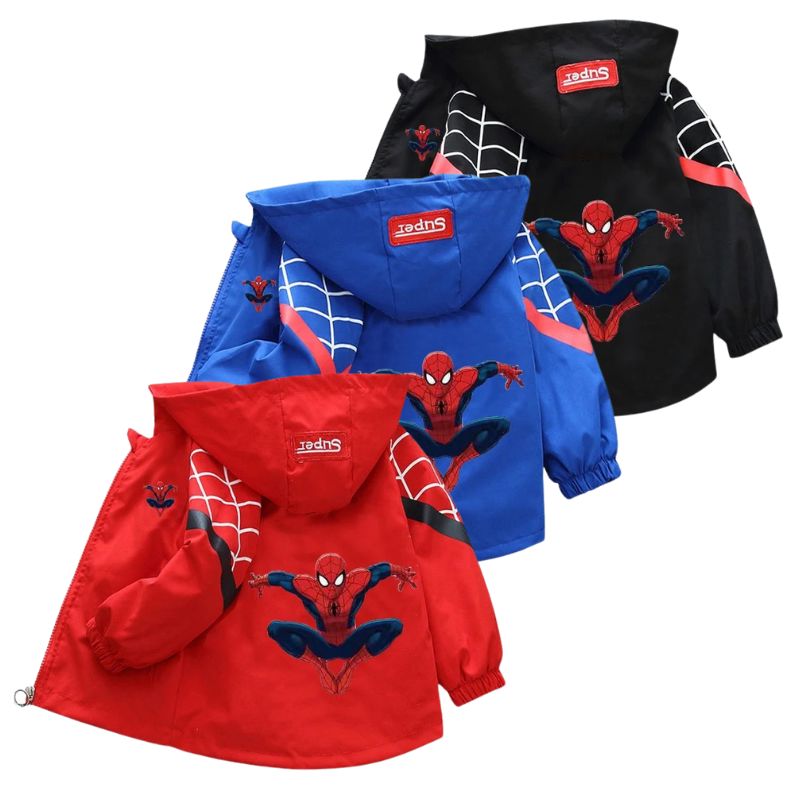 Jaqueta do Homem-Aranha Infantil Jaqueta do Homem-Aranha Infantil Loja do Bambino 