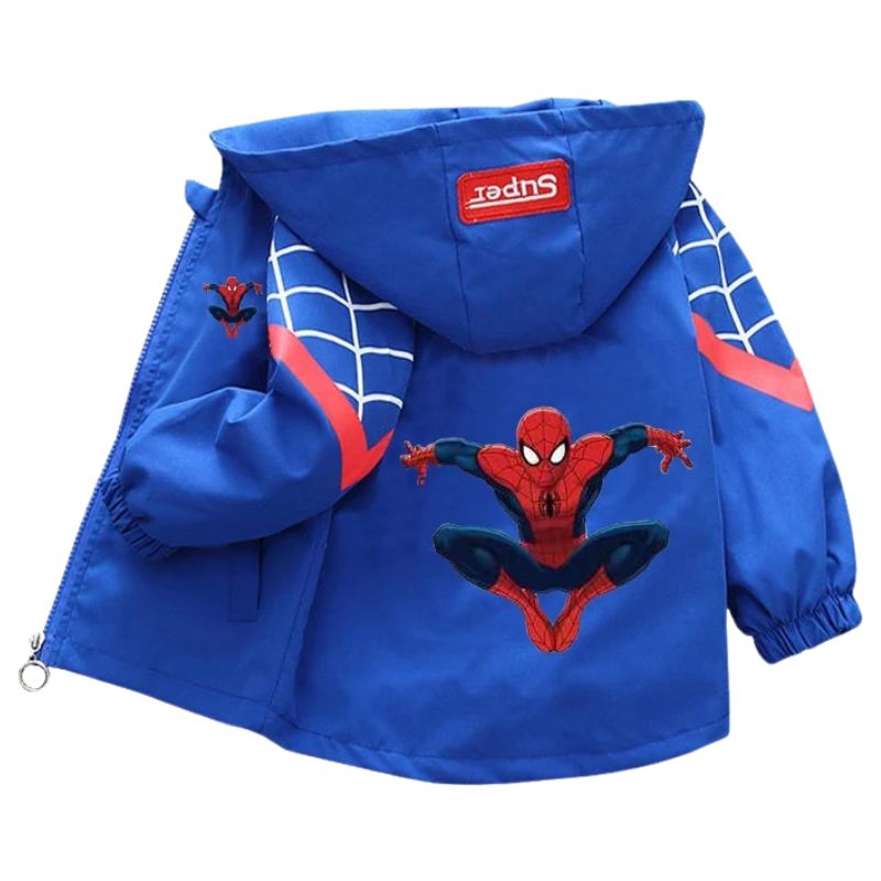 Jaqueta do Homem-Aranha Infantil Jaqueta do Homem-Aranha Infantil Loja do Bambino Azul 90 