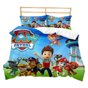 Jogo de Cama da Patrulha Canina Bambino Jogo de Cama da Patrulha Canina Bambino Loja do Bambino Modelo 01 135x200cm 