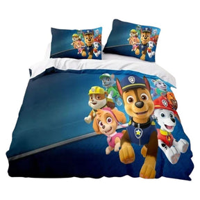 Jogo de Cama da Patrulha Canina Bambino Jogo de Cama da Patrulha Canina Bambino Loja do Bambino Modelo 03 135x200cm 