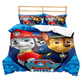 Jogo de Cama da Patrulha Canina Bambino Jogo de Cama da Patrulha Canina Bambino Loja do Bambino Modelo 02 135x200cm 
