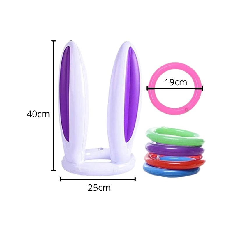 Jogo de Arremesso de Argola Orelha de Coelho Jogo de Arremesso de Argola Orelha de Coelho Loja do Bambino 