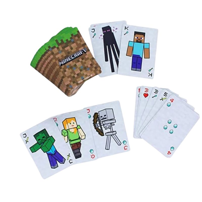 Jogo de cartas Minecraft Jogo de cartas Minecraft Loja do Bambino 