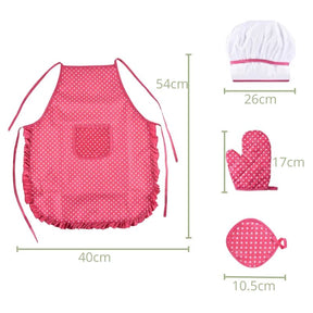 Kit Acessórios de Cozinha + Avental Infantil Bambino Kit Acessórios de Cozinha + Avental Infantil Bambino Loja do Bambino 