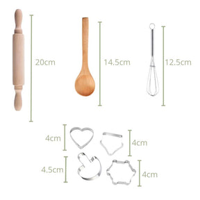 Kit Acessórios de Cozinha + Avental Infantil Bambino Kit Acessórios de Cozinha + Avental Infantil Bambino Loja do Bambino 