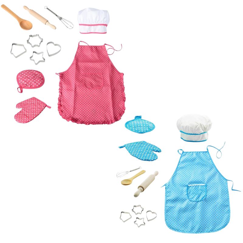 Kit Acessórios de Cozinha + Avental Infantil Bambino Kit Acessórios de Cozinha + Avental Infantil Bambino Loja do Bambino 