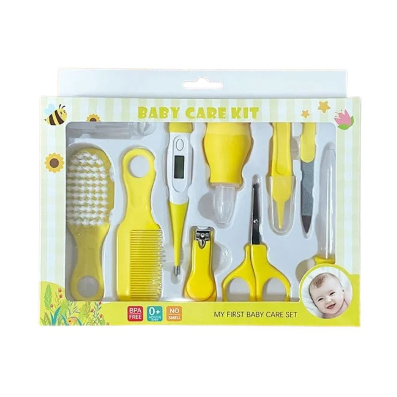 Kit Saúde e Higiene Básica Infantil Kit Saúde e Higiene Básica Infantil Loja do Bambino Amarelo 