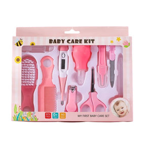 Kit Saúde e Higiene Básica Infantil Kit Saúde e Higiene Básica Infantil Loja do Bambino Rosa 
