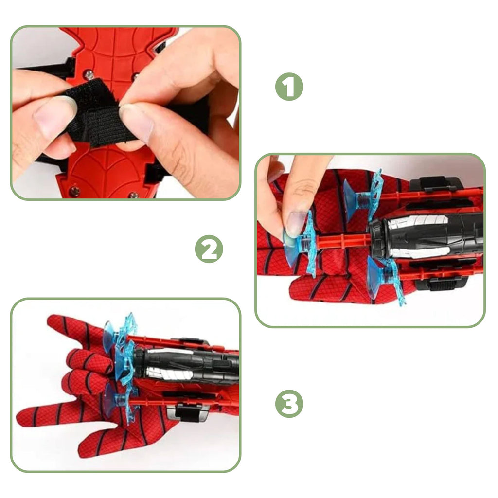 Lança Teia Homem Aranha + 3 Dardos de brinde! Homem Aranha Lança Teia + 3 Dardos de brinde!! Loja do Bambino 