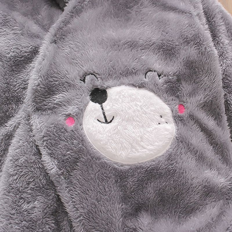 Macacão Bebê Peluciado Com Capuz Macacão Bebê Peluciado Com Capuz Loja do Bambino 