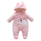 Macacão Bebê Peluciado Com Capuz Macacão Bebê Peluciado Com Capuz Loja do Bambino Rosa 59 