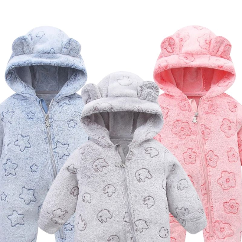 Macacão Bebê Peluciado Com Zíper Macacão Bebê Peluciado Com Zíper Loja do Bambino 