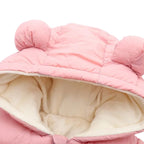 Macacão Bebê Ursinho Capuz Quentinho Macacão Bebê Ursinho Capuz Quentinho Loja do Bambino 