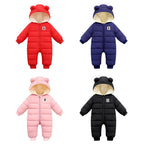 Macacão Bebê Ursinho Capuz Quentinho Macacão Bebê Ursinho Capuz Quentinho Loja do Bambino 