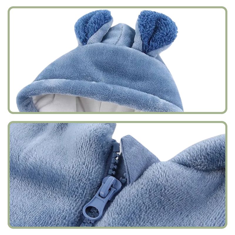 Macacão Bebê Ursinho Peluciado Zíper Macacão Bebê Ursinho Peluciado Zíper Loja do Bambino 