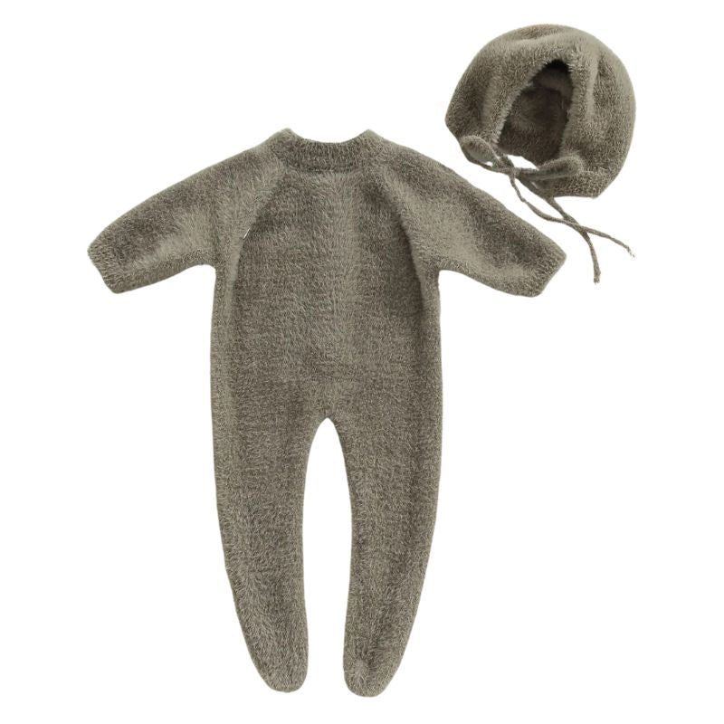 Macacão Infantil com Touca de Ursinho Macacão Infantil com Touca de Ursinho Loja do Bambino 