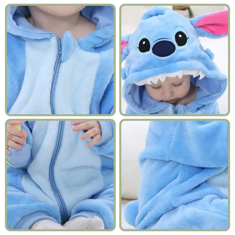 Macacão Stitch Infantil Macacão Stitch Infantil Loja do Bambino 