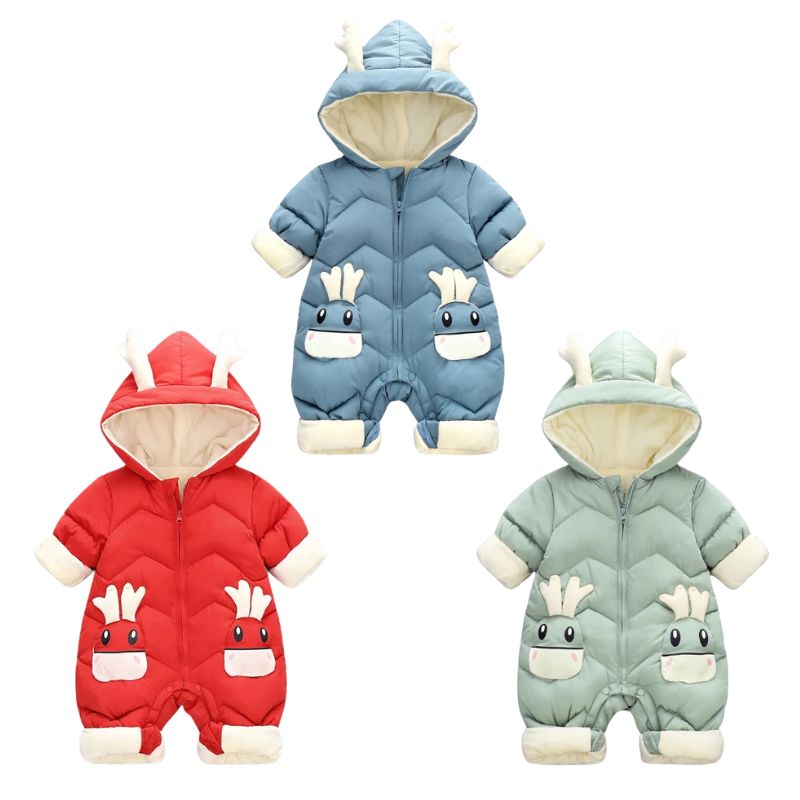Macacão Snow Infantil com Capuz Bambino Macacão Snow Infantil com Capuz Bambino Loja do Bambino 