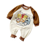 Macacão de Bebê Ursinho Pooh Bambino Macacão de Bebê Ursinho Pooh Bambino Loja do Bambino Marrom 3 meses 