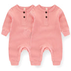 Macacão bebê Manga Longa Unissex - Compre 1 e leve 2 Macacão bebê Manga Longa Unissex - Compre 1 e leve 2 Loja do Bambino Rosa 0 a 3 meses 