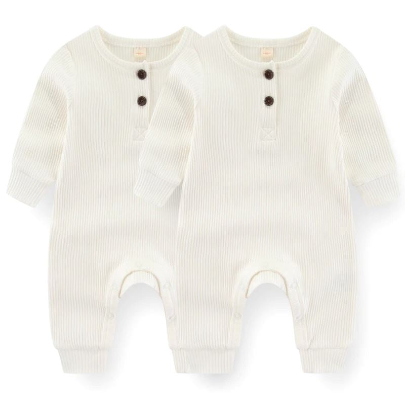 Macacão bebê Manga Longa Unissex - Compre 1 e leve 2 Macacão bebê Manga Longa Unissex - Compre 1 e leve 2 Loja do Bambino Branco 0 a 3 meses 