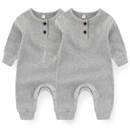 Macacão bebê Manga Longa Unissex - Compre 1 e leve 2 Macacão bebê Manga Longa Unissex - Compre 1 e leve 2 Loja do Bambino Cinza 0 a 3 meses 