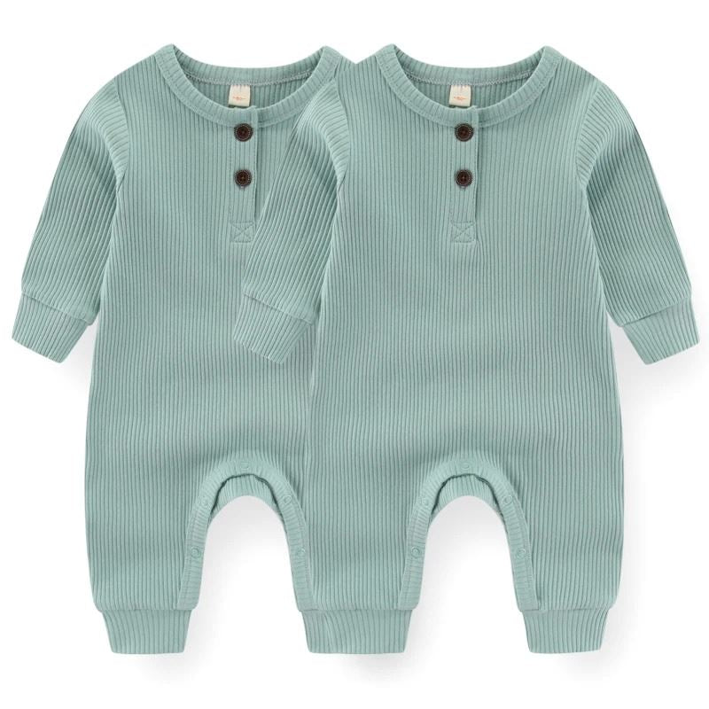 Macacão bebê Manga Longa Unissex - Compre 1 e leve 2 Macacão bebê Manga Longa Unissex - Compre 1 e leve 2 Loja do Bambino Verde 0 a 3 meses 
