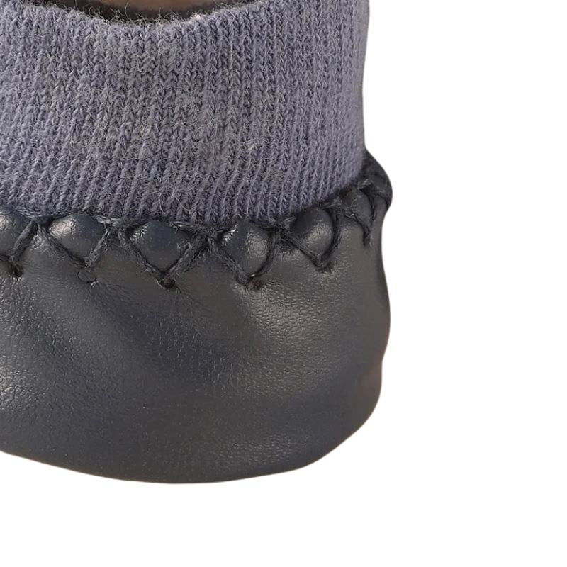 Meia Sapatilha em Couro Recém Nascido Bambino Meia Sapatilha em Couro Recém Nascido Bambino Loja do Bambino 